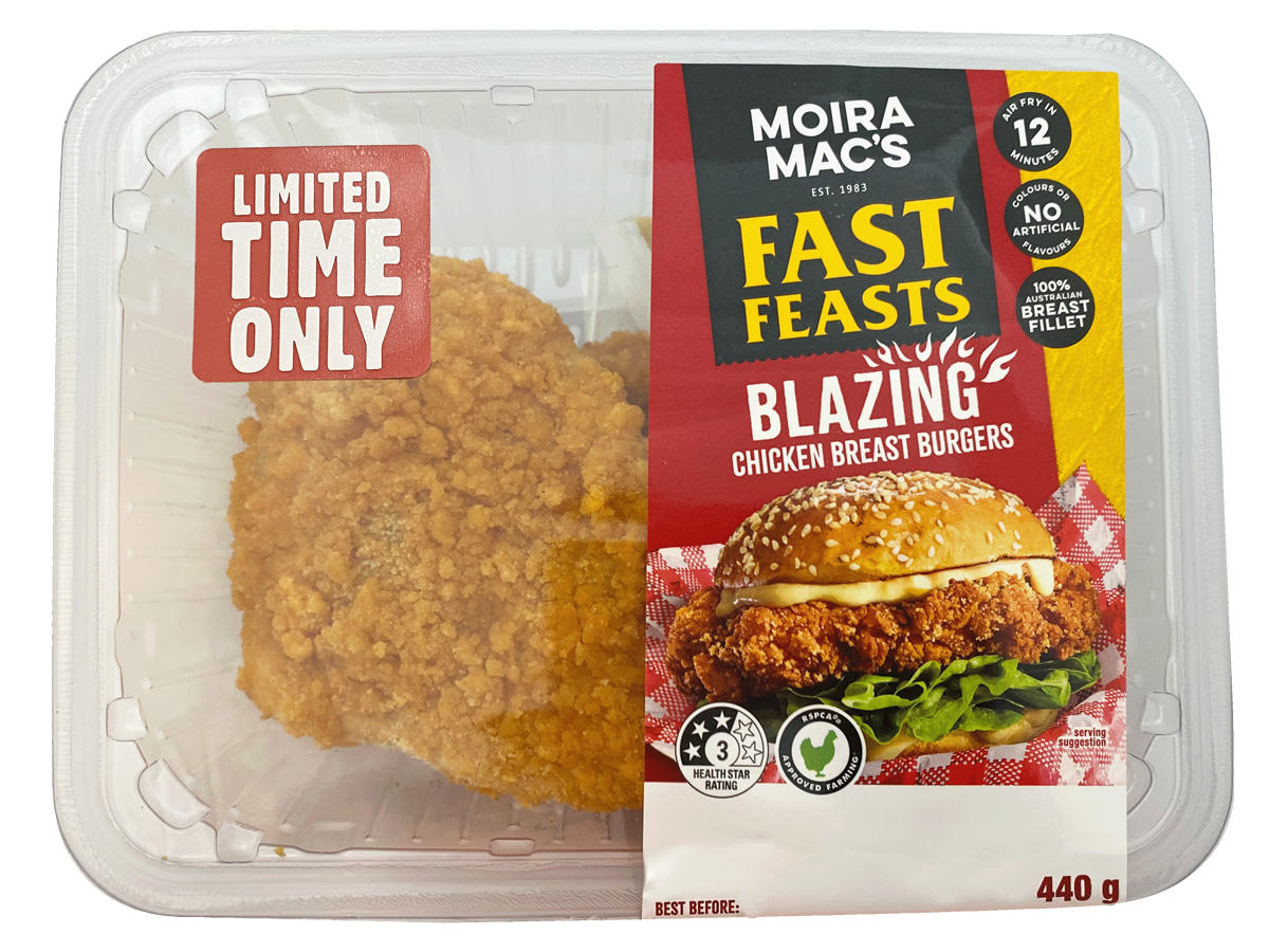 Moira Macs Blazing Burger 440g